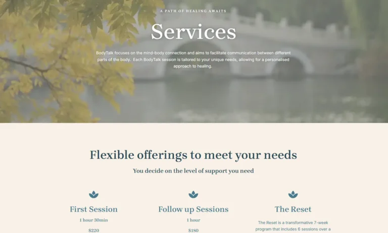 BodyTalk Service Flexibility